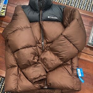 Columbia Brown and Black Insulated Puffer Jacket